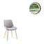 Chaise d'appoint rembourrée en velours Alannah-1678666246