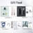 6Ft X 5Ft White Outdoor Metal Storage Shed With Foundation, Galvanized Iron Build, Protected Steel Panels, Sliding Door Padlock, Transparent Roof Panel, Effortless Assembly Technique - White, Frame-124311312-124311306
