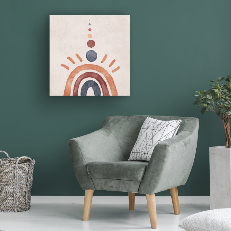 Art sur toile «bolologia emel tunaboylu rainbow», H 14 po x l 14 po