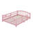 Full Size Floor Bed With Slats And Safety Guardrails, Wood Floor Bed Frame With Fence-2115228429