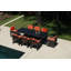 Horizon Outdoor 14 - Piece Dining Set with Cushions-56851381