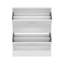 Range-chaussures, 2 portes, blanc