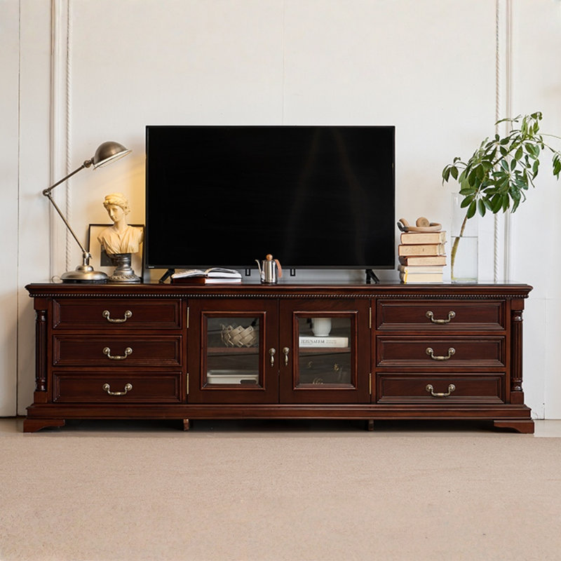 Creative Retro Solid Wood TV Stand