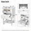 Meuble-lavabo rétro avec lavabo et rangement en céramique, parfait pour le style rétro et la fonctionnalité moderne.-130176850