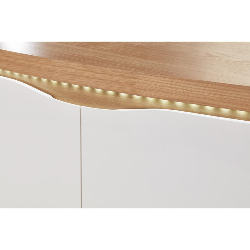 Gregg 55cm Sideboard, Beige/White