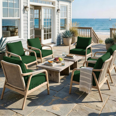 Outdoor Cushion Slipcovers All-Weather Patio Cushion Covers For Outdoor Furniture, Covers Only