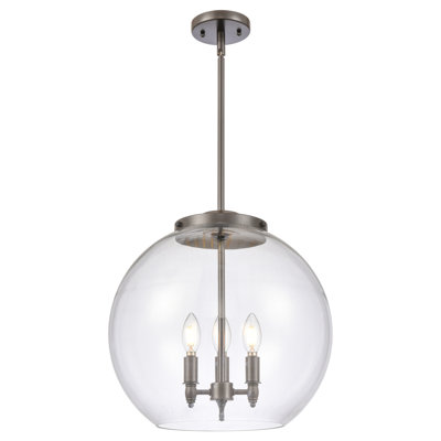 Luminaire suspendu sphère 3 lumières DEL Athens