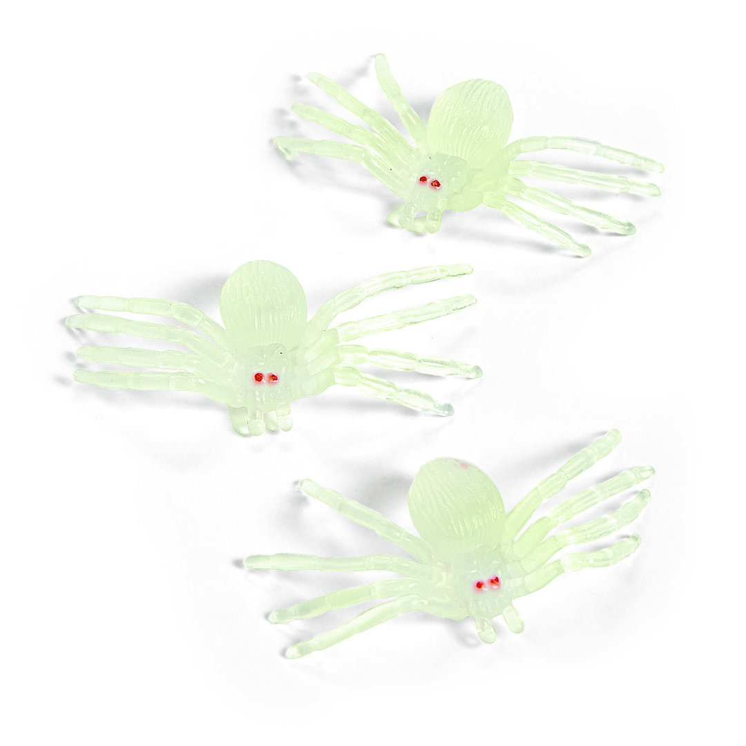 Glow-in-the-Dark Spiders (Set of 108) The Holiday Aisle®