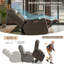 Fauteuil inclinable électrique en cuir Zisel l 37,6 po avec massage et chaleur-1668075393