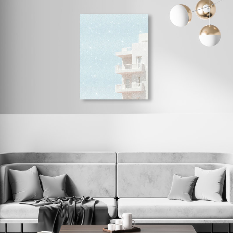 Sand Tinted Tiers II Print by Oliver Gal, 36"H x 30"W, Gallery Wrapped