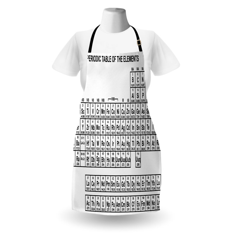 No Pattern Bib Apron