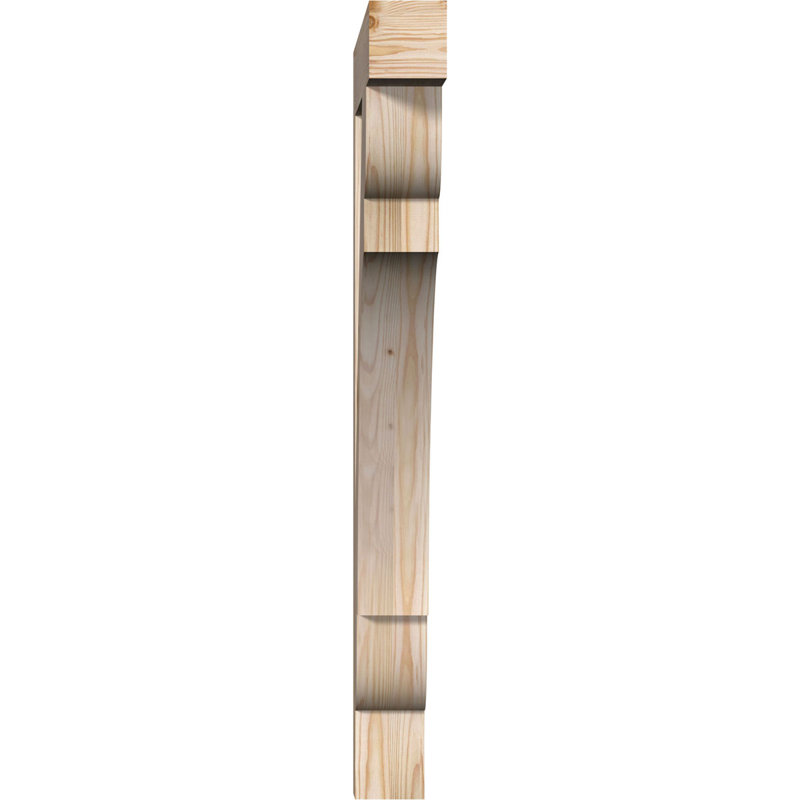 Support de bloc olympique, H 38 po x P 26 po, Sapin Douglas de 3 1/2 po (lisse)