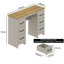 Limestone Alezae  6 Drawers Dressing Table-115789060