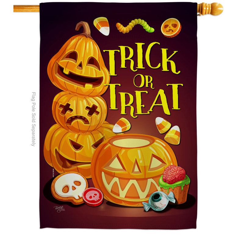 Drapeau de maison Spooky Sweet Halloween