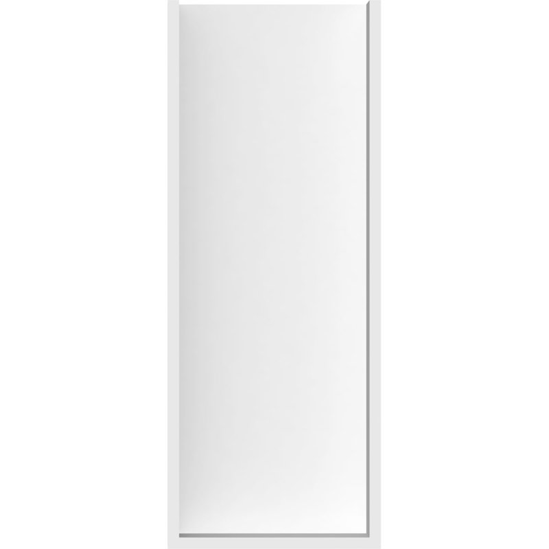 Persienne en uréthane Carmel Signature avec extrémités traditionnelles, brun clair apprêté, H 18 po x l 7 po x P 18 po