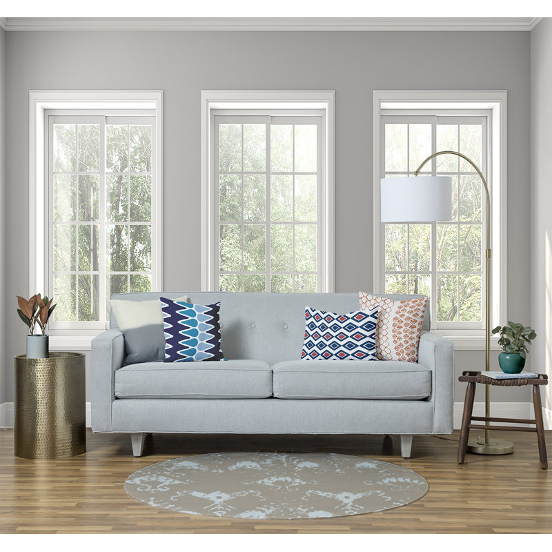 Chenille Abstract Indoor Rug, Round 5'