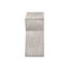 Table étroite en placage gris pour chambre à coucher, décorative et pratique haut de gamme de 24 pouces avec finition inclinée