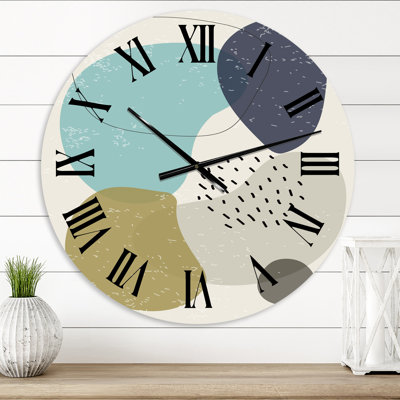 Minimal Elementary and Geometric Compostions XXXVIII - Modern wall clock
