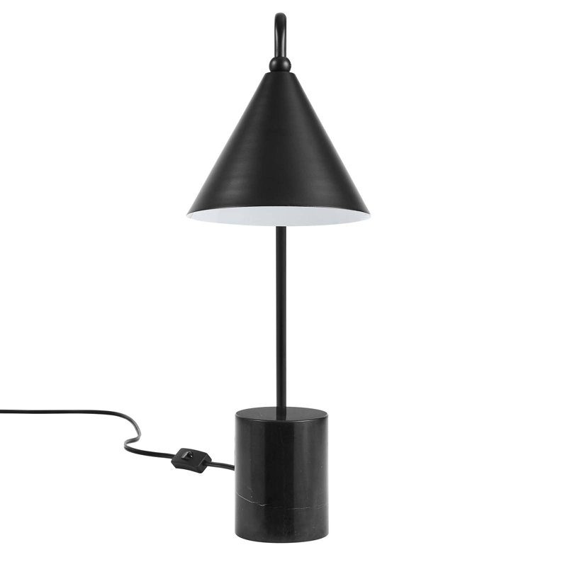 Modway Ayla Metal Desk Lamp, Black