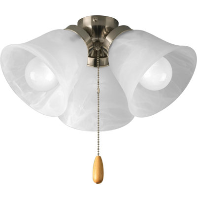 Ventilateur de plafond universel à 3 lumières