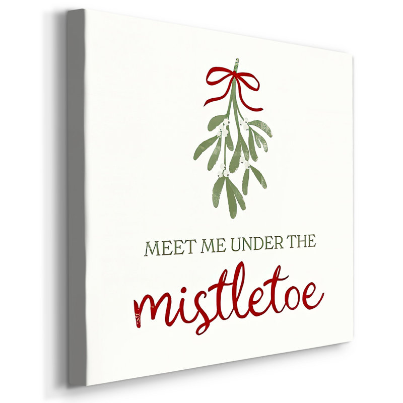 Mistletoe Wishes I, H 16 po x l 16 po x P 1,5 po