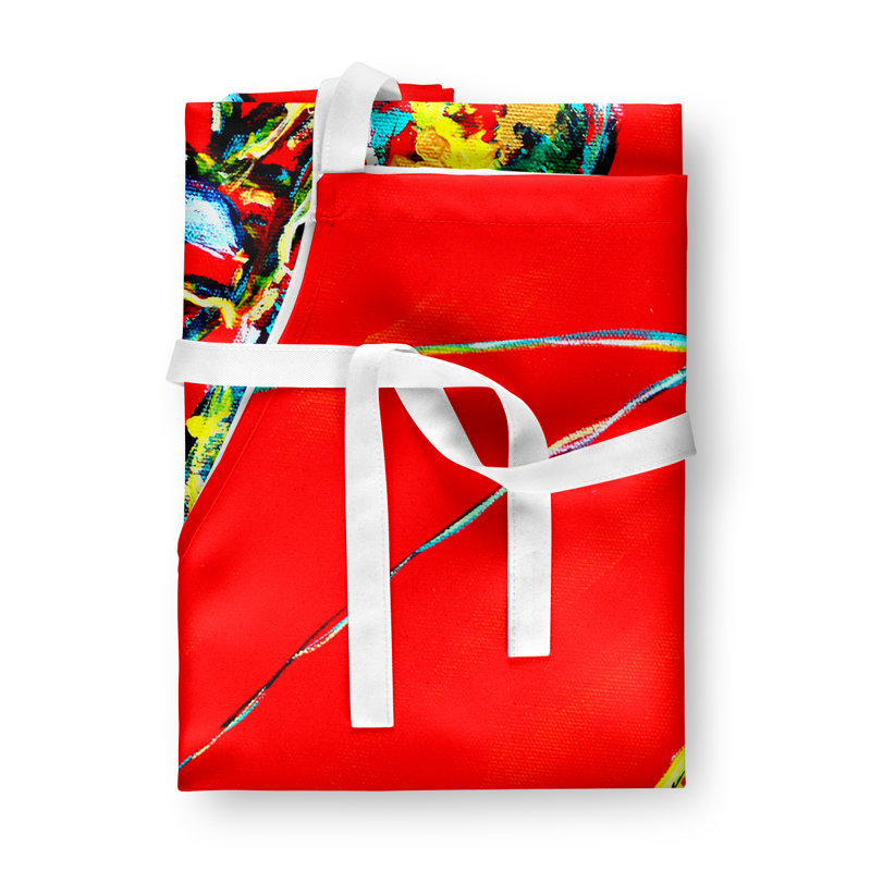Tablier de crevette pour fêtes joyeuses