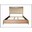 Upholstered and Strap Panel Bed with Elegant Design and Comfortable Sleeping Experience, Perfect for Modern Bedrooms.