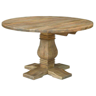Croteau Round Solid Wood Dining Table
