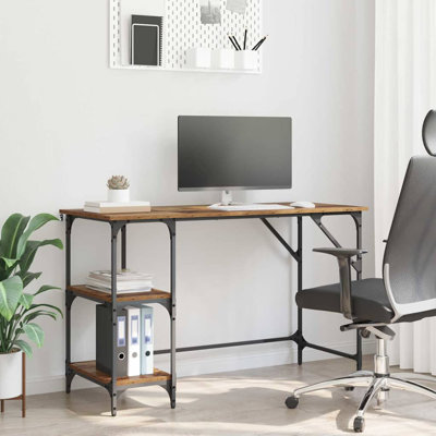 Metal Base Computer Desk