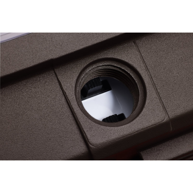 Luminaire à DEL au choix sur le terrain de 10 pouces; 45/60/70 watts; 3K / 4K / 5K CCT; Finition bronze