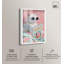 Décoration murale pour animal de compagnie Spring Print Feline Shadowbox par Art Remedy, cadre blanc, 37 x 55-973728918-973728920