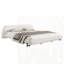 Lit plateforme tapissier avec tissu bouclé-1654954868