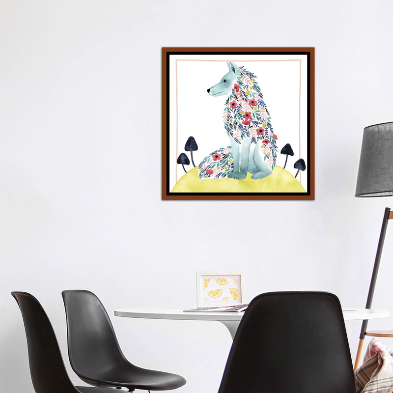 Friends of Clementine III par Grace Popp - impression d'art graphique, Pas de tapis, H 37 po x l 37 po x P 1,5 po
