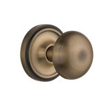 New York Interior Mortise Door Knob with Classic Rosette