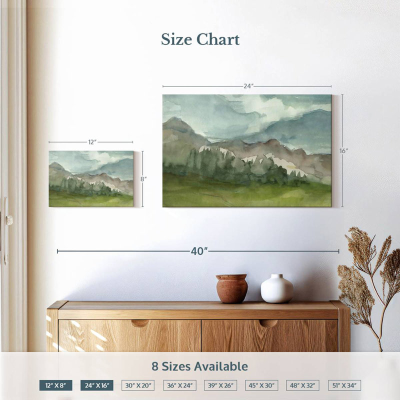 Avery Plein Air Mountain View I, H 16 po x l 24 po