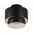 Acklin 2 Light Black Medium Semi-flush-135025500-135025501