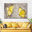 Treillis feuilles d'or sur toile-73644878