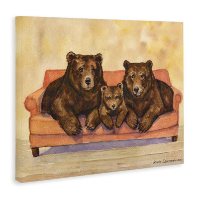 Bear Family Trio Canvas, design by George Dyachenko