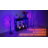 Haunted Hill Farm 20 In. 3-Stack Jack-O-Lantern, Resin Spooky Halloween Decoration with LED Lights