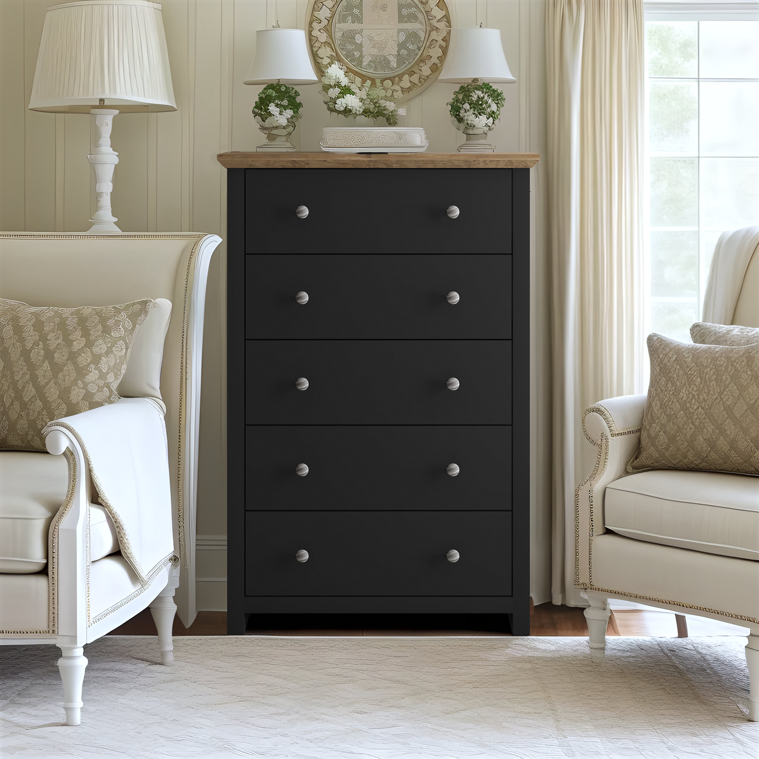 Wade Logan® Tevrat 5 Drawers 31.1" W Dresser & Reviews | Wayfair