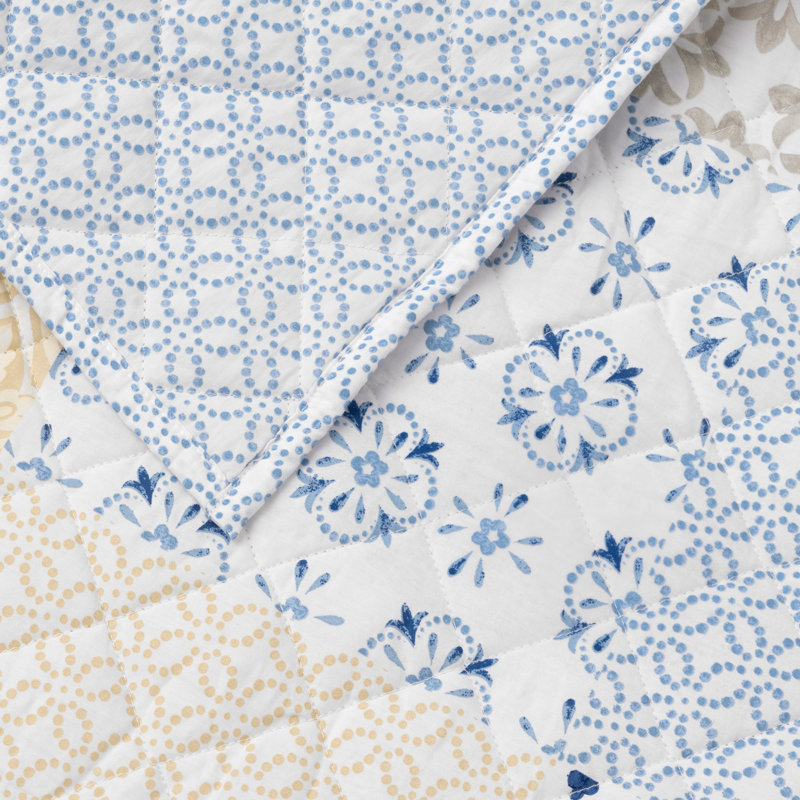 Ensemble de courtepointe 3 pièces Multi Standard, Courtepointe très grand + 2 très grandes taies d