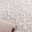 Tapis contemporain de couleur blanche-285036585