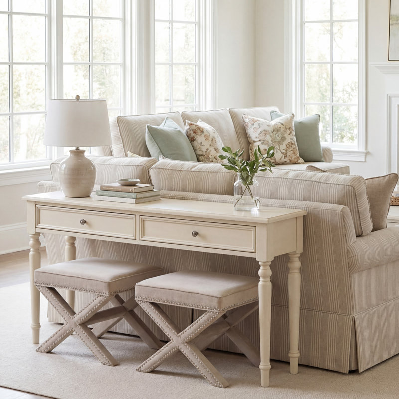 Dangela Upholstered Ottoman, Mushroom Taupe Velvet