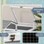 Habitation de tortue en bois de 34 po, enceinte de tortue avec abri en cuir et aire de jeu, plateau ouvrable, plateau, utilisation intérieure / extérieure, gris