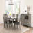 Rustic Gray Dining Server - Wine Cabinet with Drawer Storage