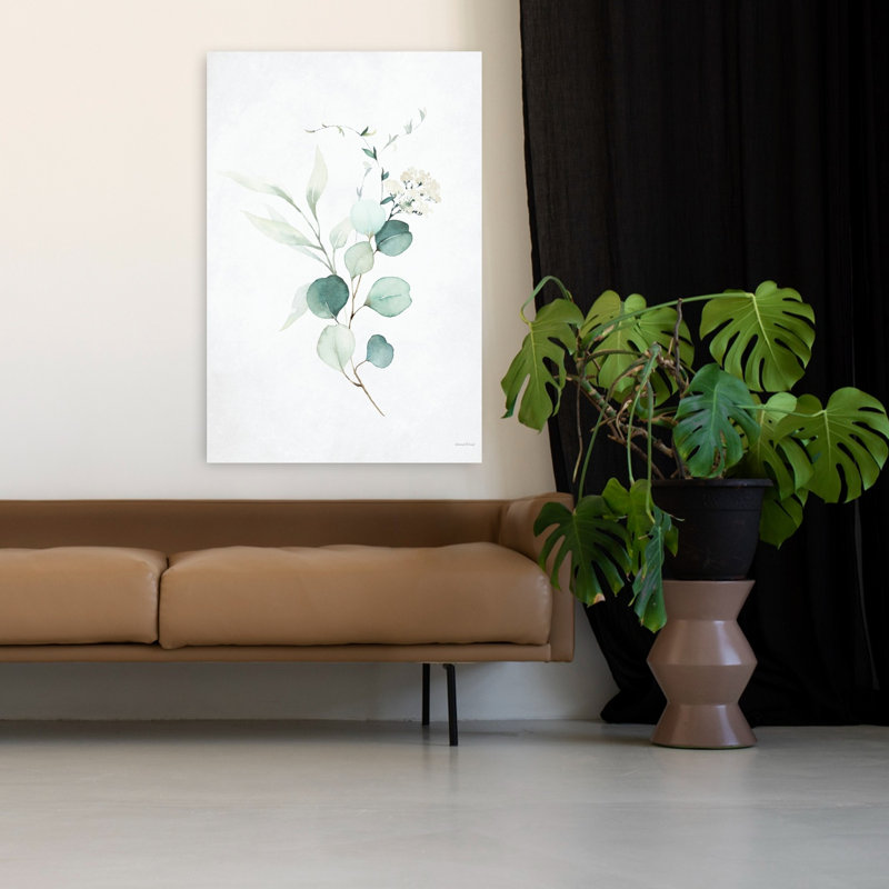 Leafy Retreat 2, art naturel contemporain, H 48 po x l 32 po