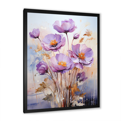«Purple Buttercups Mystical Moments I», reproduction sur toile