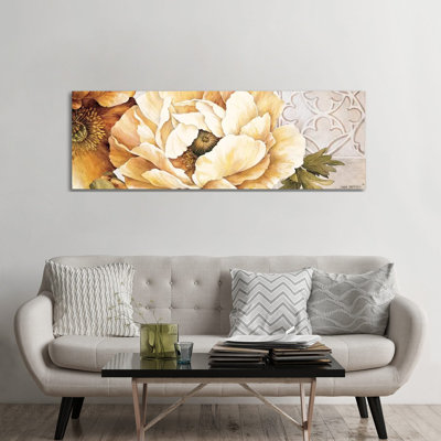 Summer Fresh Poppies by Linda Thompson - Wrapped Canvas Panoramic Gallery-Wrapped Canvas Giclée
