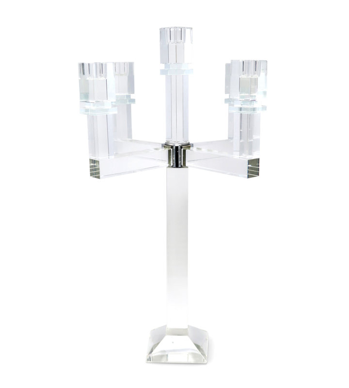 Candélabre en cristal 5 lumières