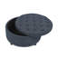 29.9'' Wide Tufted Round Ottoman with Storage-2016633542